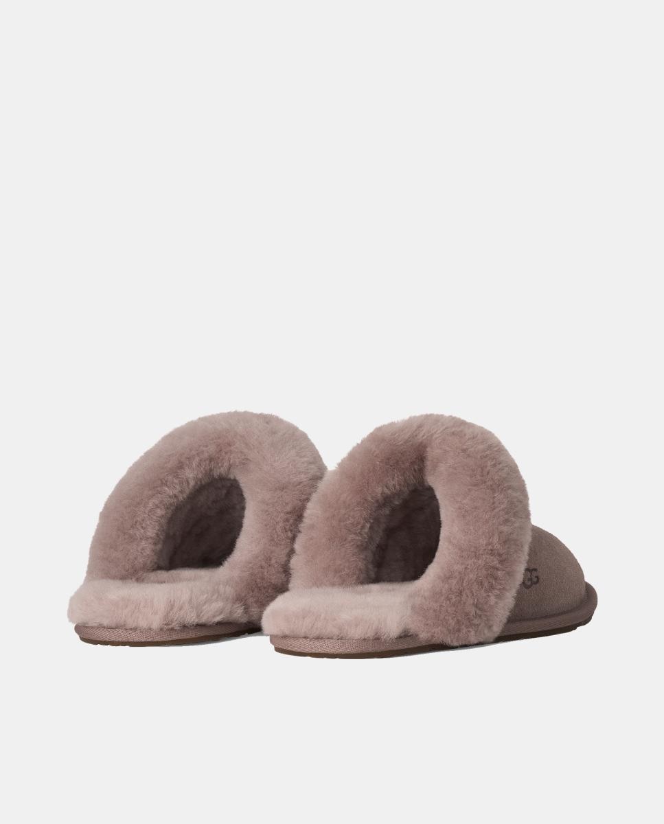 Pantufas Forradas em Pelo Scuffette II Pedra Natural-4
