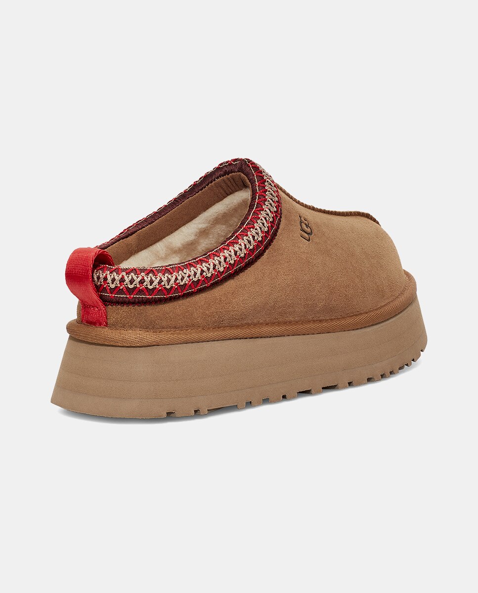 Socas Tazz com Plataforma e em Pele Camel-5