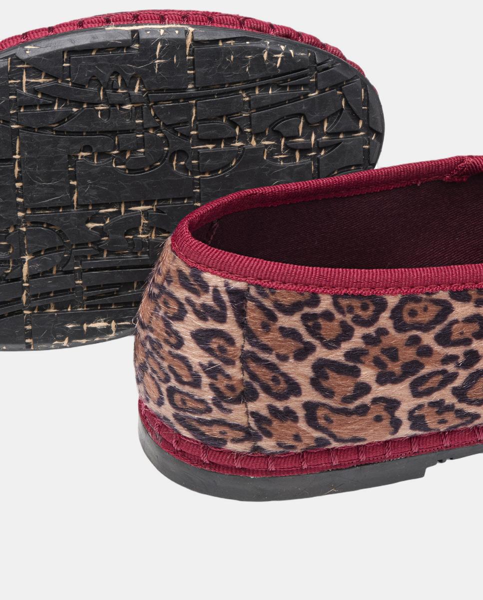 Sabrinas com Animal Print de Leopardo Castanho-3