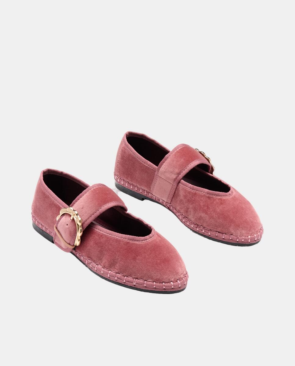 Sabrinas de Veludo Rosa-2