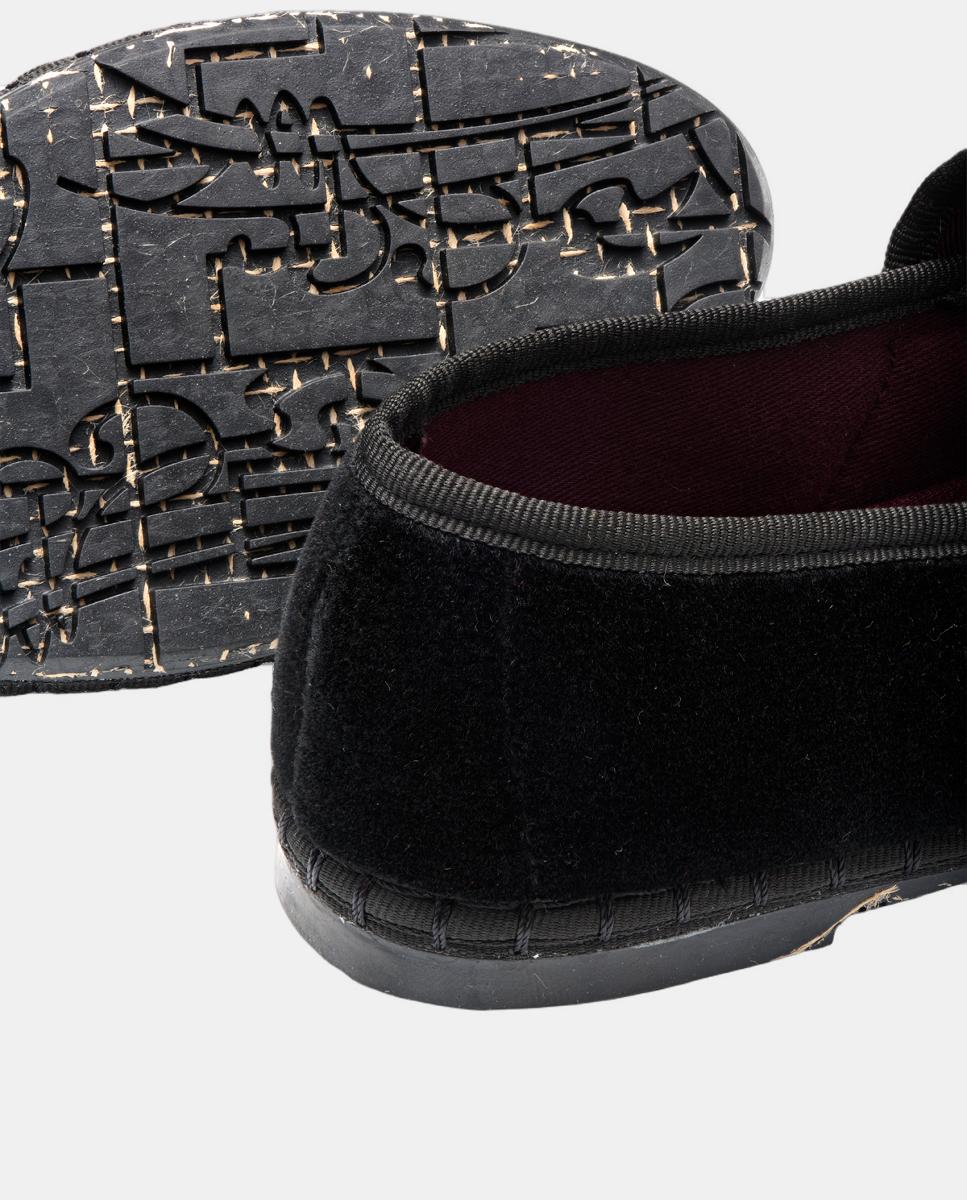 Sabrinas de Veludo Preto-3