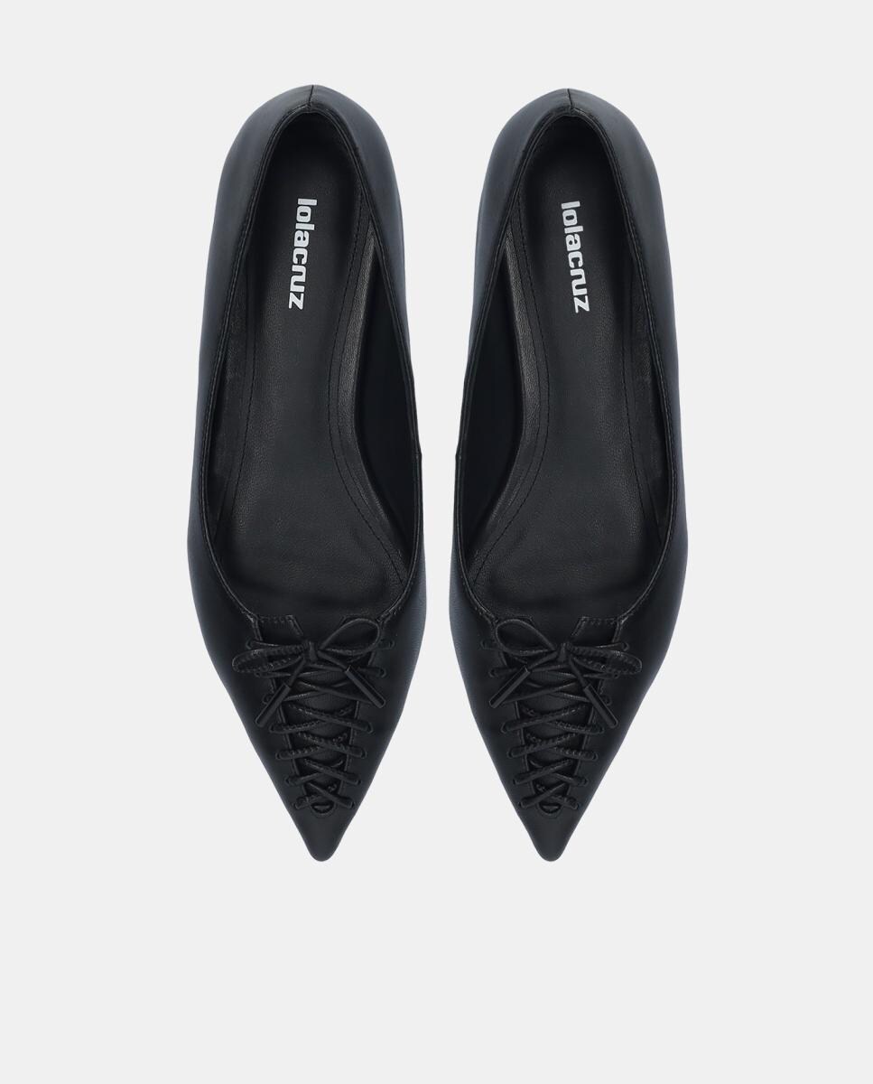 Sabrinas em Pele com Biqueira Pontiaguda Preto-4