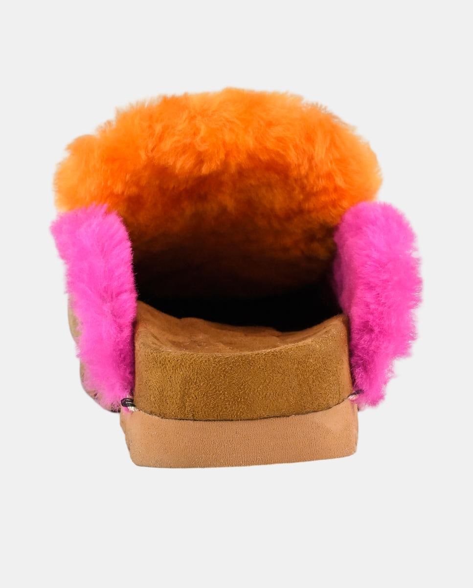 Slippers Bio de Inverno com Pespontos Castanho-4