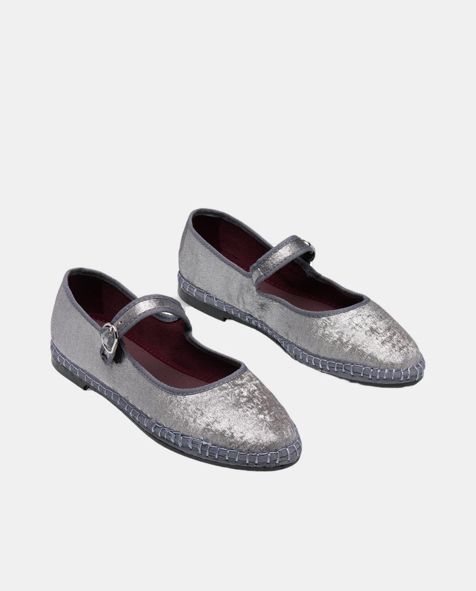 Sapatos de Presilha Lavinia Prata-2