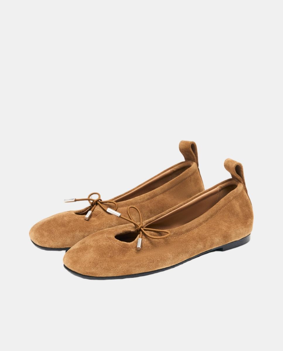 Sabrinas de Camurça com Cordão Bronze-5