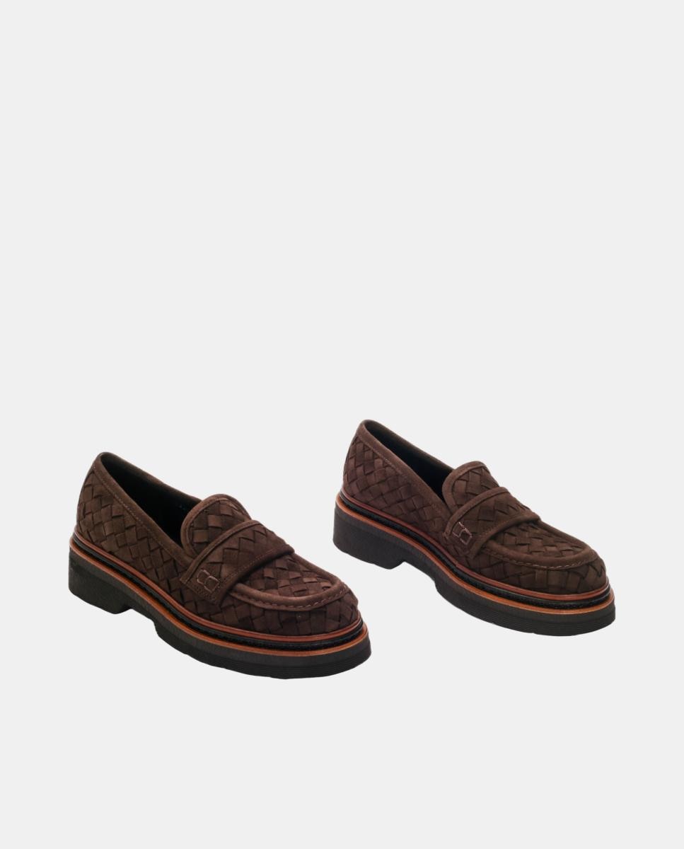 Mocasin mujer Yanny en piel - Pons Quintana - Marrón oscuro Marrón oscuro-2
