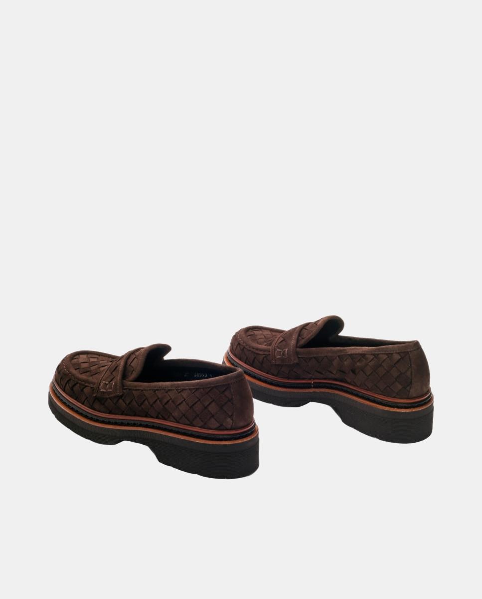 Mocasin mujer Yanny en piel - Pons Quintana - Marrón oscuro Marrón oscuro-3
