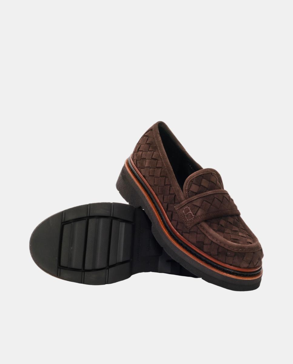 Mocasin mujer Yanny en piel - Pons Quintana - Marrón oscuro Marrón oscuro-4