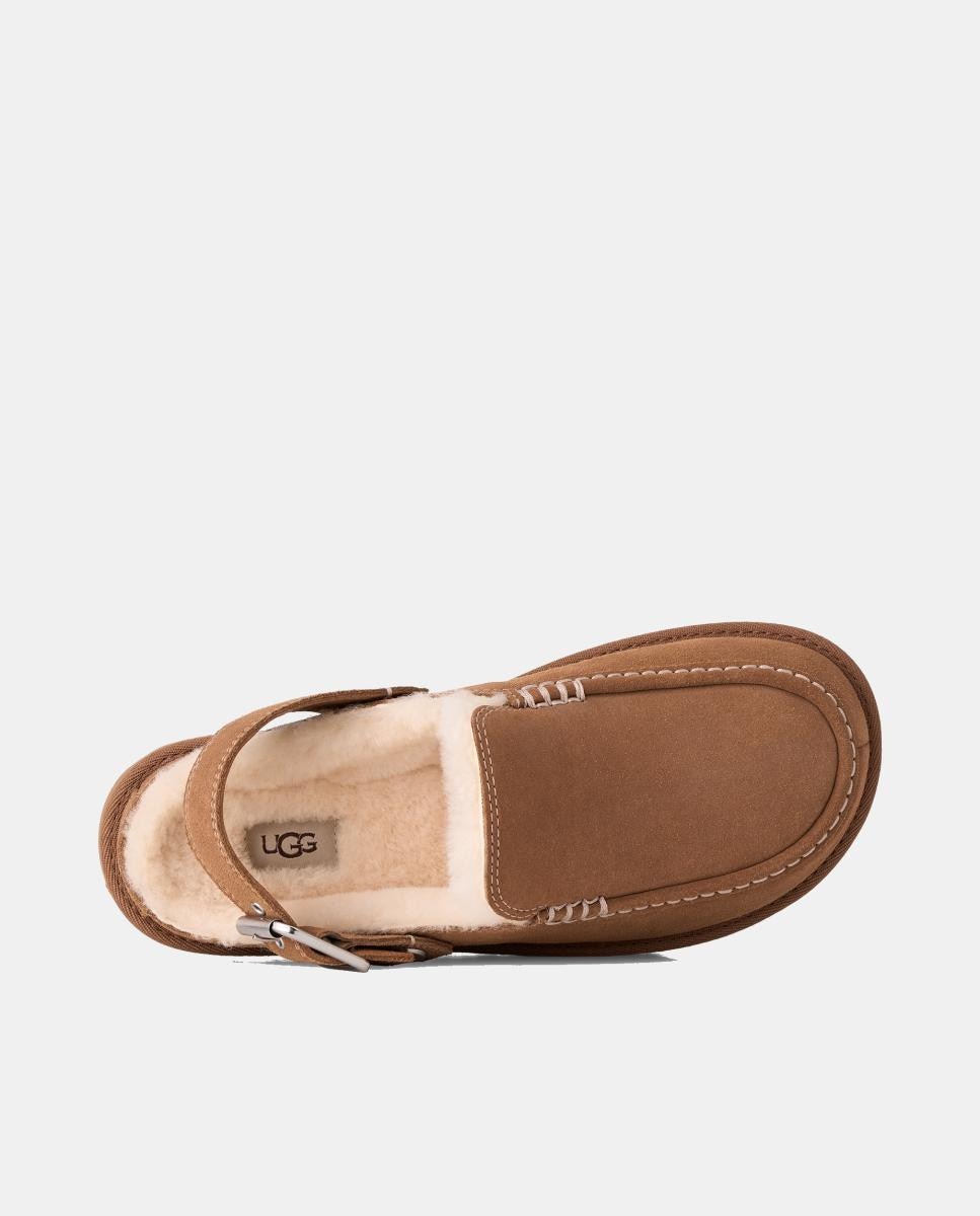 Sapatos Rasos Tipo Mules Goldenstarevelina Clog Couro-4