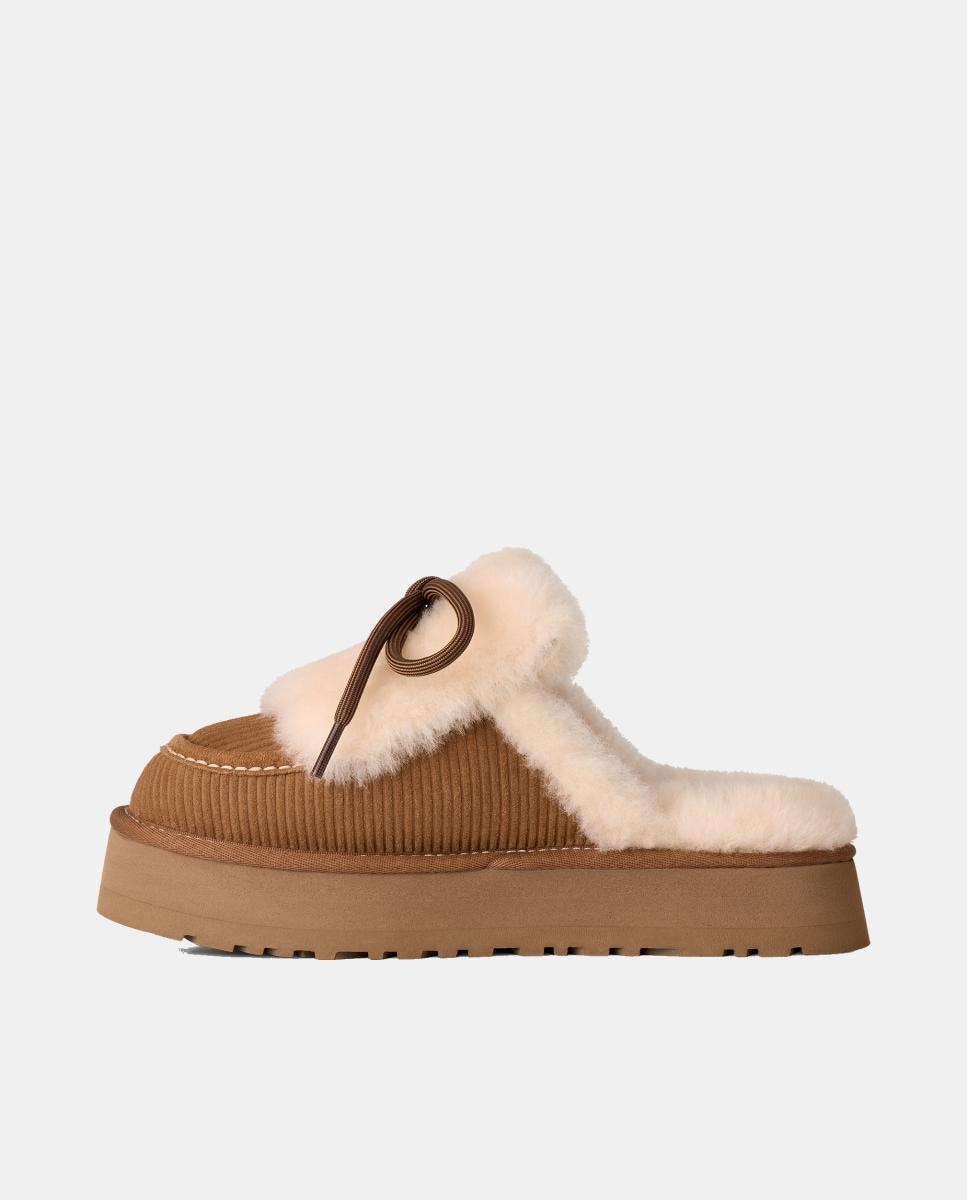 Zapato plano zueco disquette heritage de mujer - UGG - Cuero Cuero-3