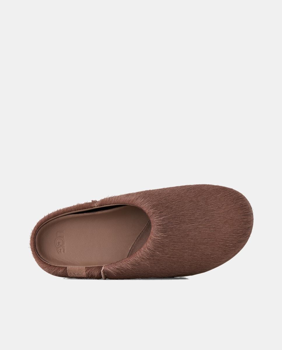 Sapatos Rasos Tipo Mules Otzo Cald Hair Clog Pedra Natural-4
