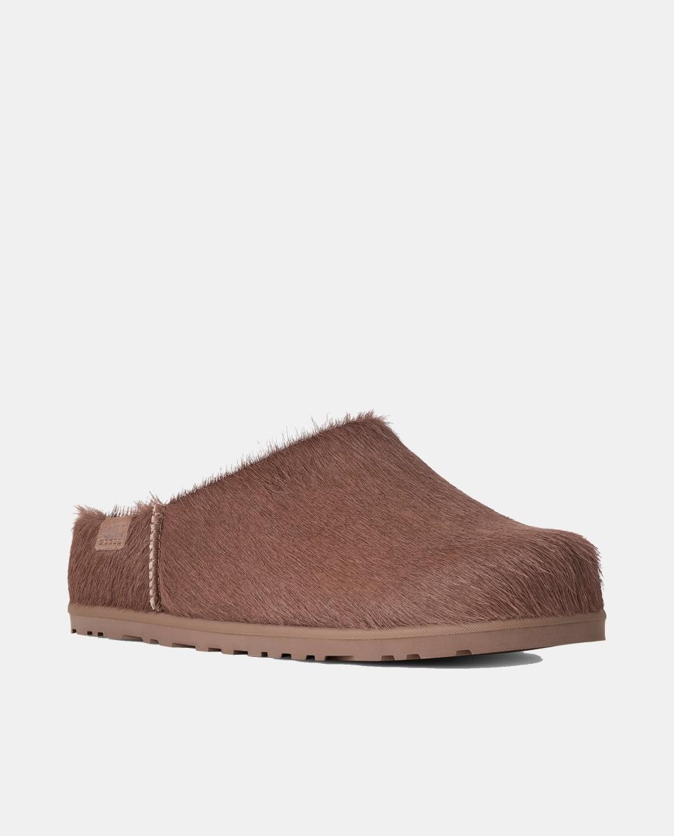 Sapatos Rasos Tipo Mules Otzo Cald Hair Clog Pedra Natural-7
