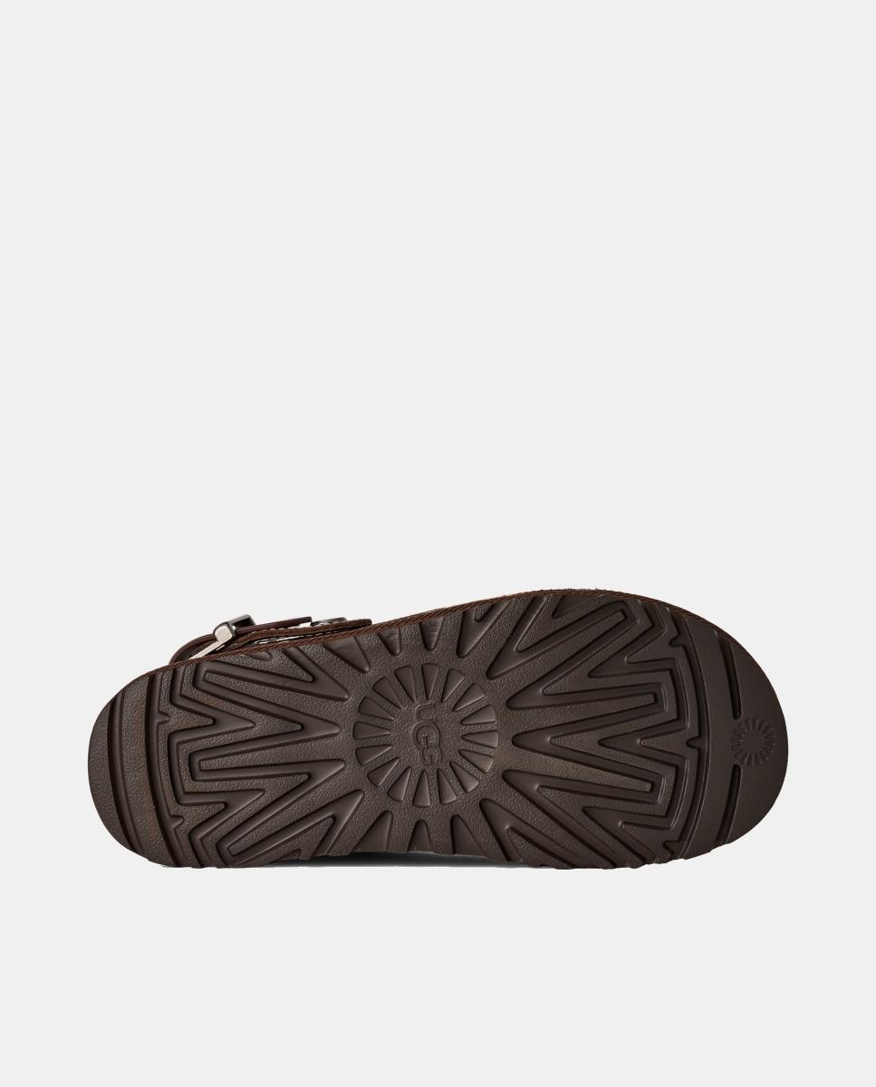 Sapatos Rasos Tipo Mules Goldenstar Western Clog Castanho-chocolate-2