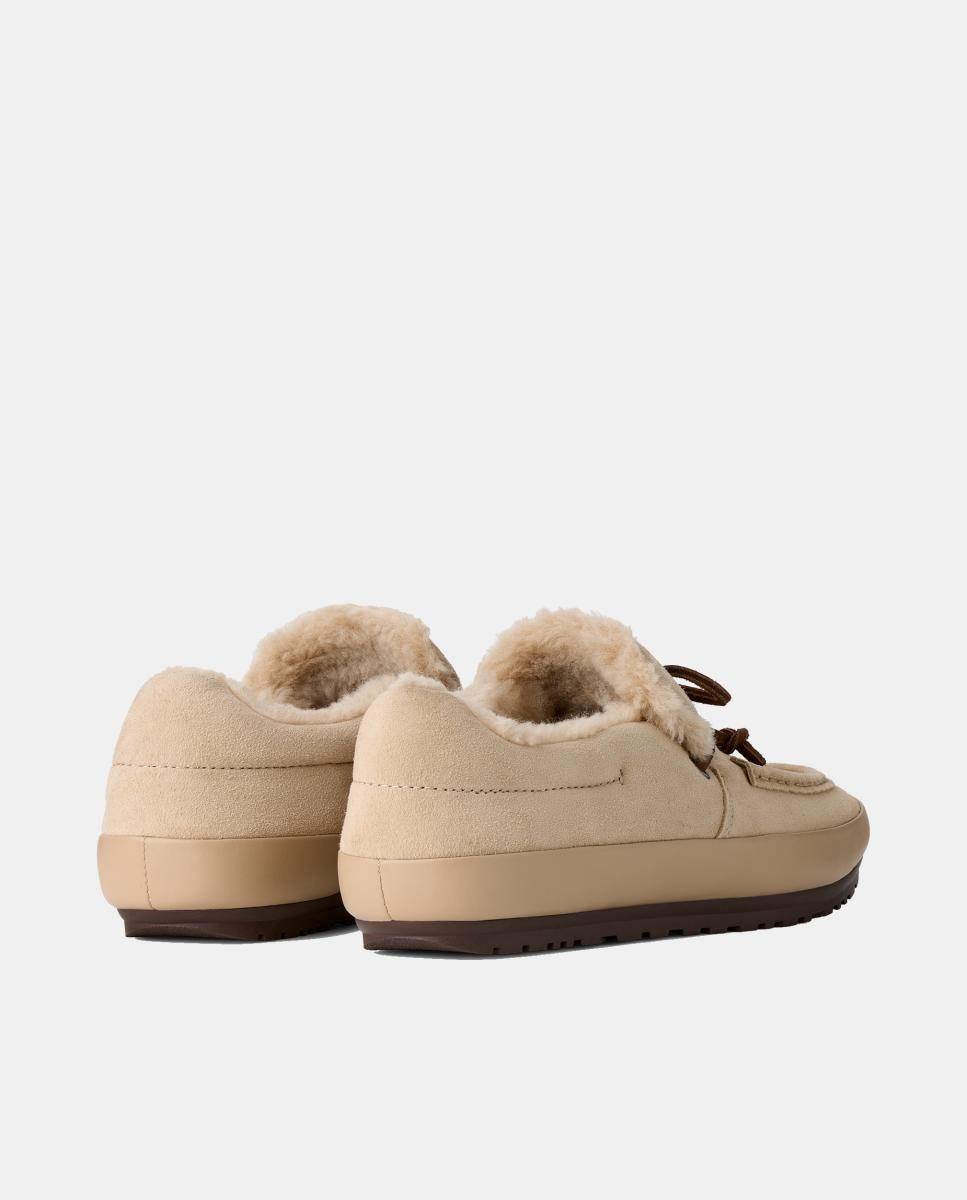 Sapatos Rasos Mocassins Quill Slip On Bege-6