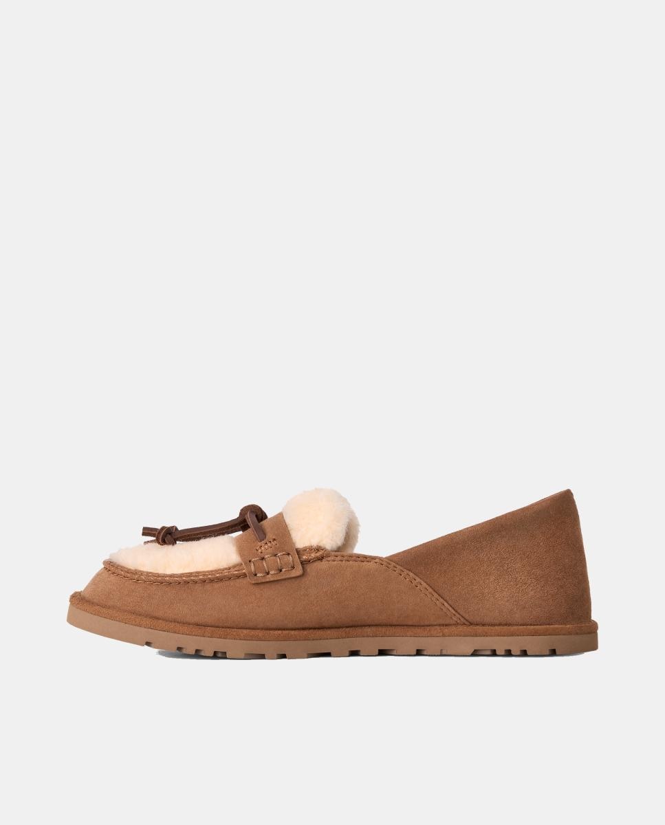 Sapatos Rasos Tipo Mocassins Zora Couro-4