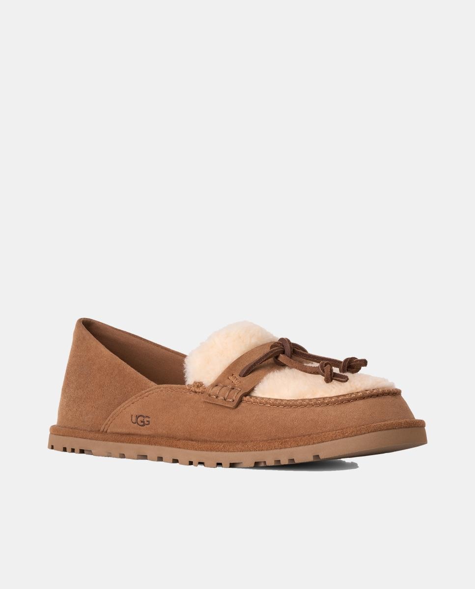 Sapatos Rasos Tipo Mocassins Zora Couro-5