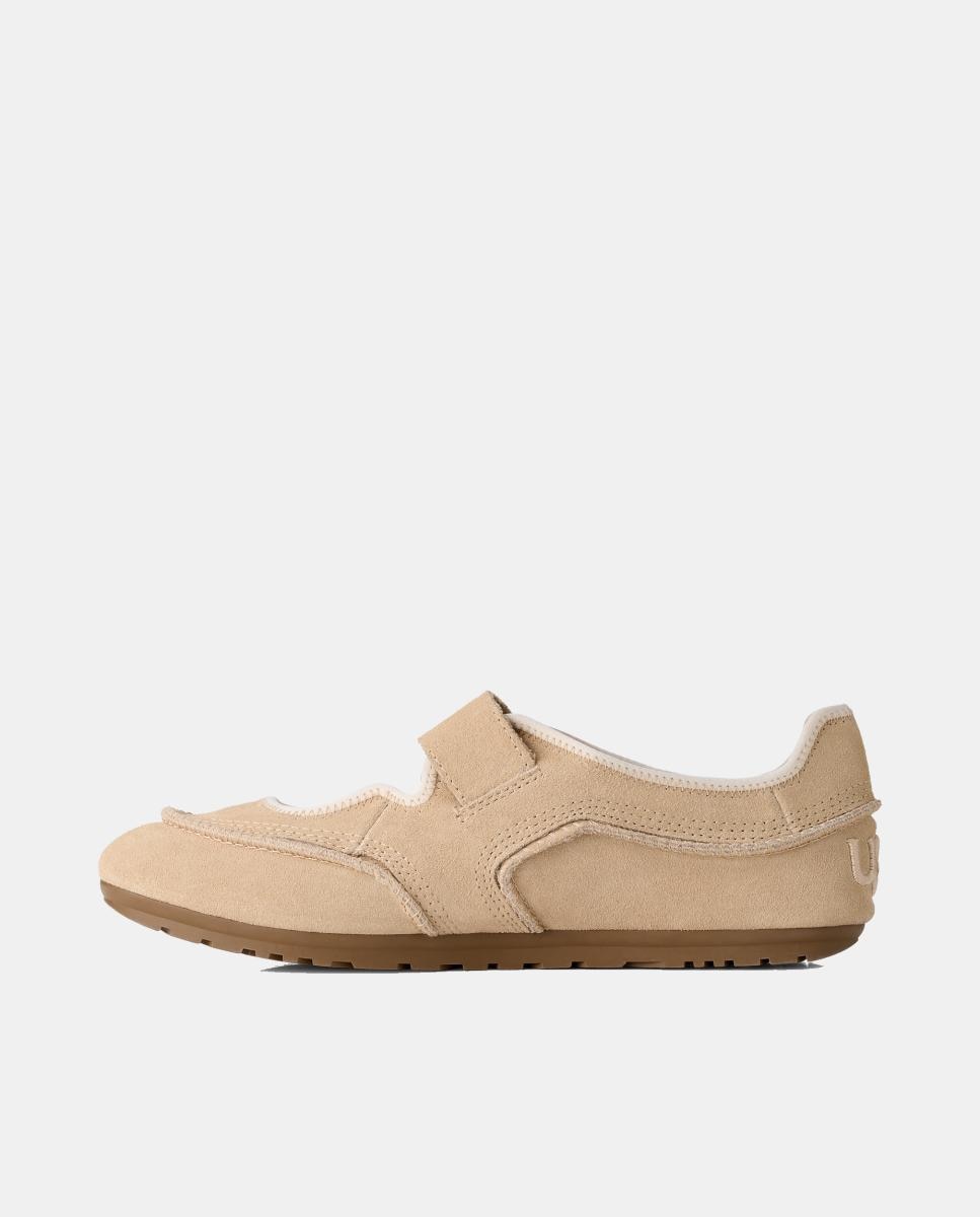 Sapatos de Presilha Rasos Quill Mary Jane Bege-5