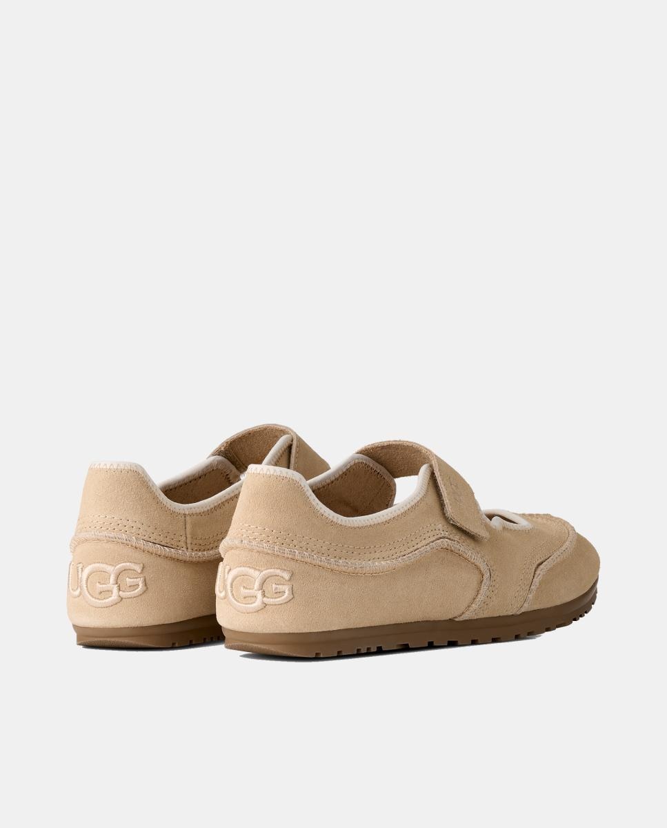 Sapatos de Presilha Rasos Quill Mary Jane Bege-6