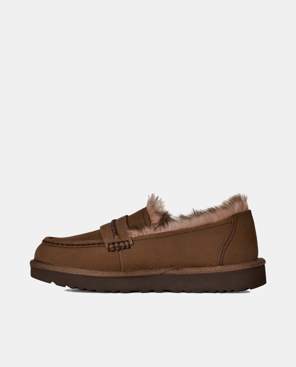 Sapatos Rasos Tipo Mocassins Ellis Nobuck Loafer Couro-3