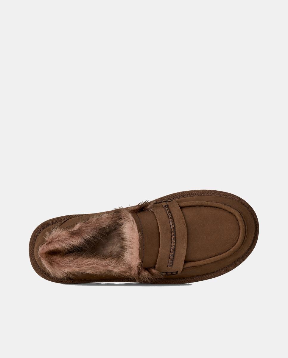 Sapatos Rasos Tipo Mocassins Ellis Nobuck Loafer Couro-6
