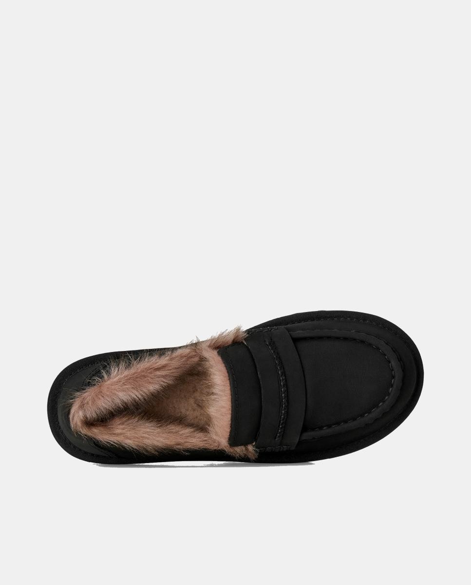 Sapatos Rasos Tipo Mocassins Ellis Nobuck Loafer Preto-6