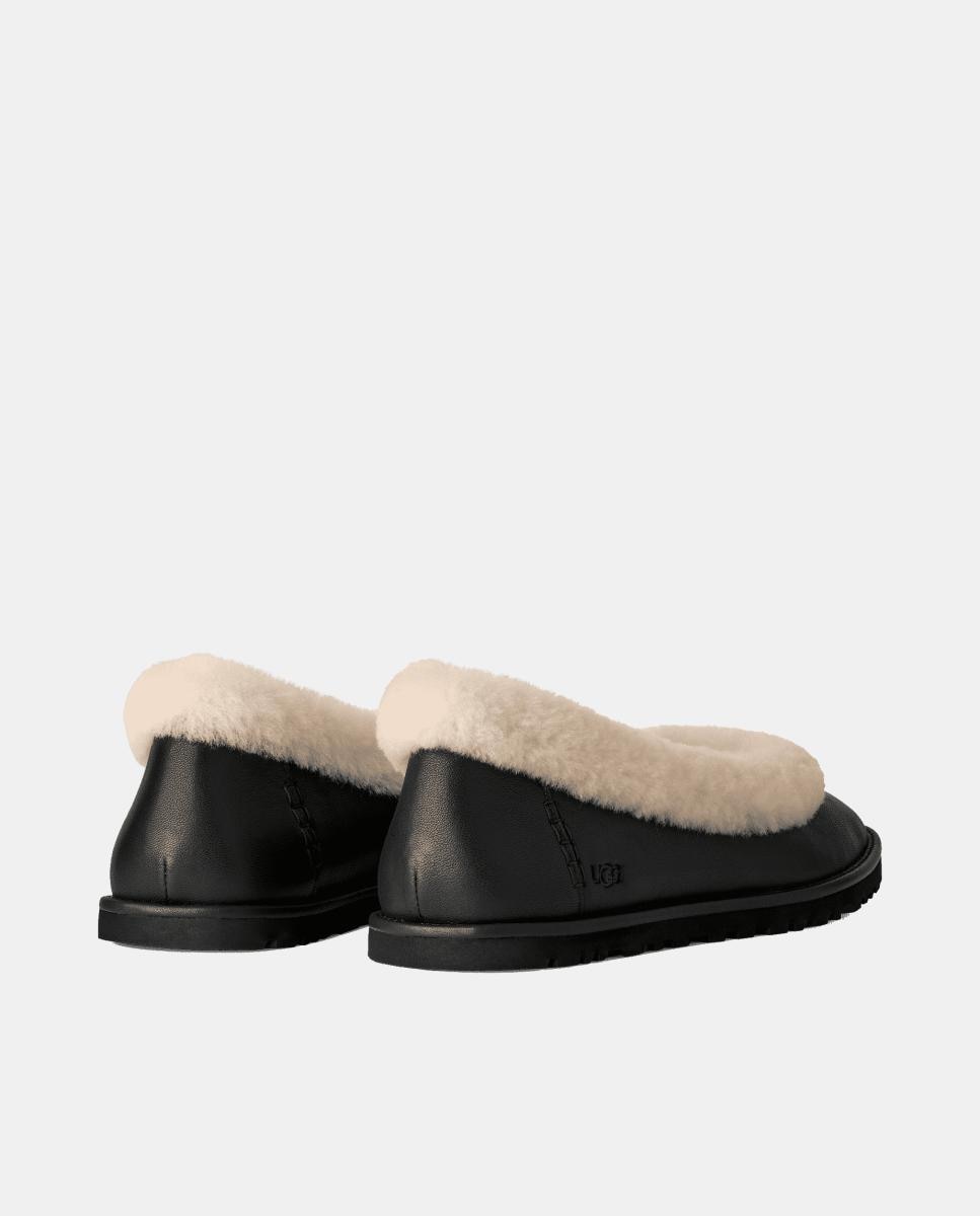 Zapato plano bailarina zora leather de mujer - UGG - Negro Negro-3