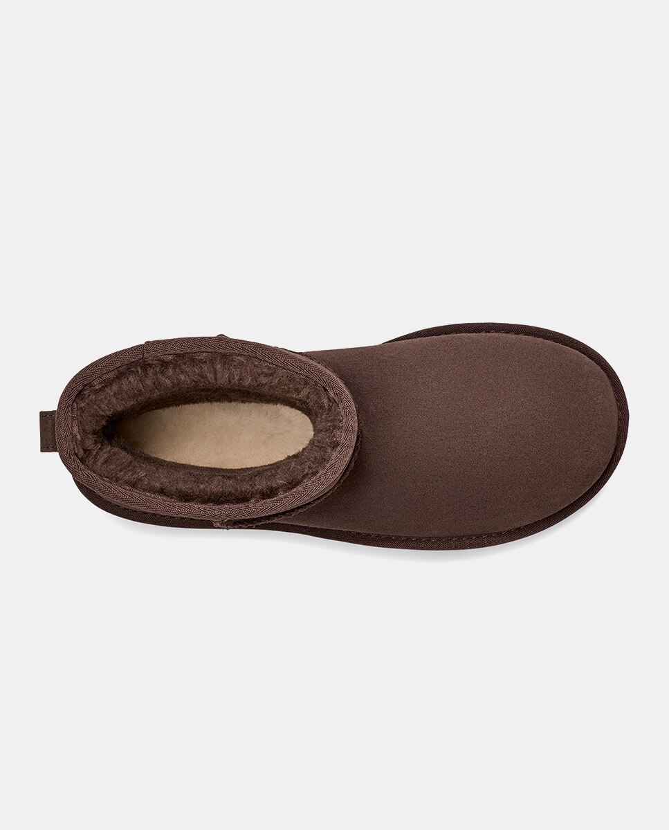 Botas com Plataforma Classic Mini Castanho-5