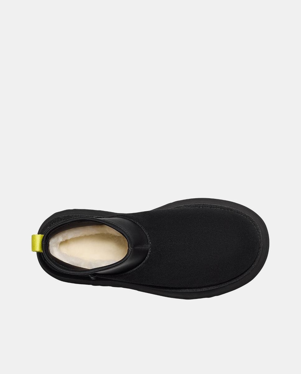 Botins de Plataforma Mini Dipper em Pele com Sola EVA Preto-5