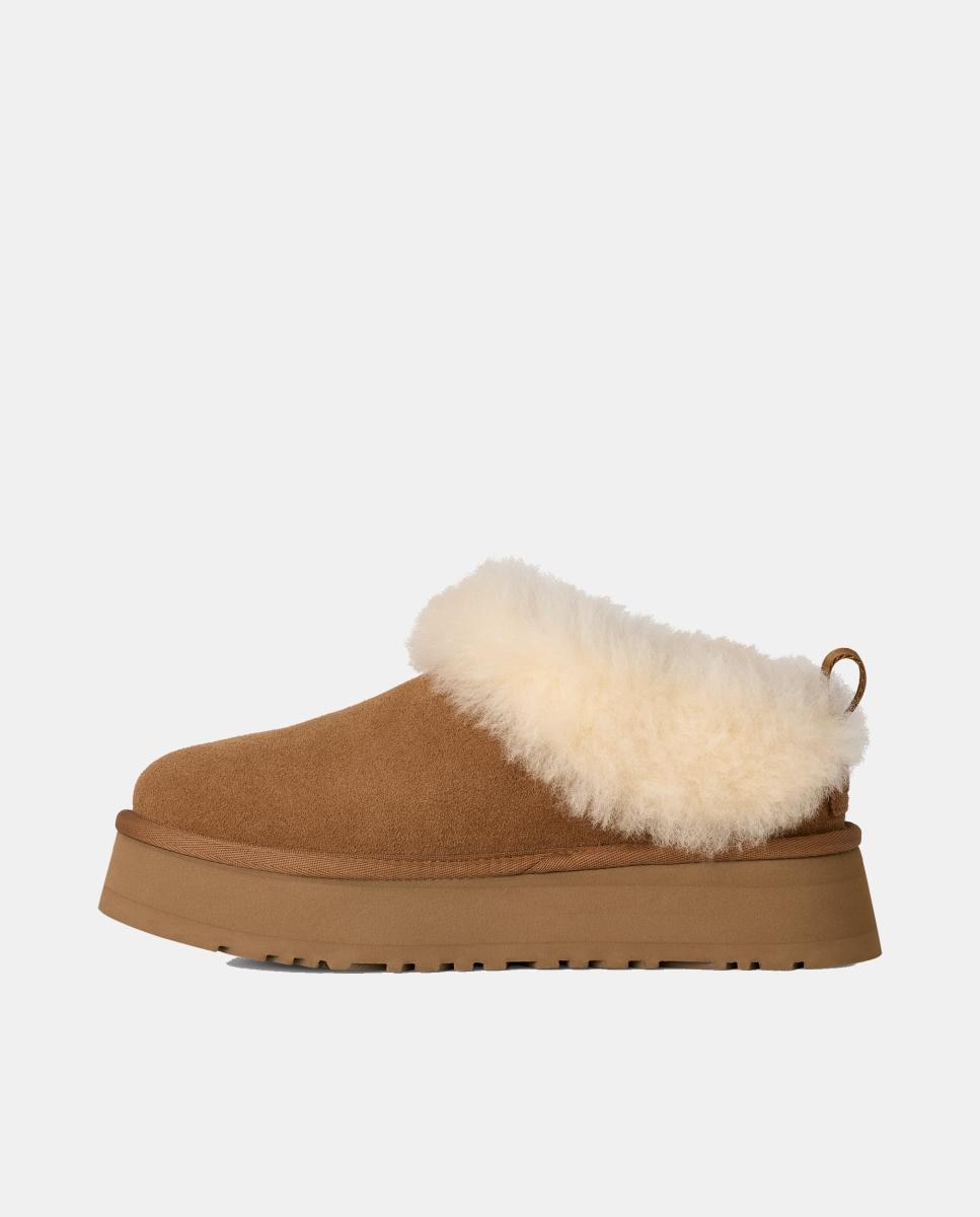 Botins Rasos Tazzelle em Pele e com Pelo Exterior Couro-5