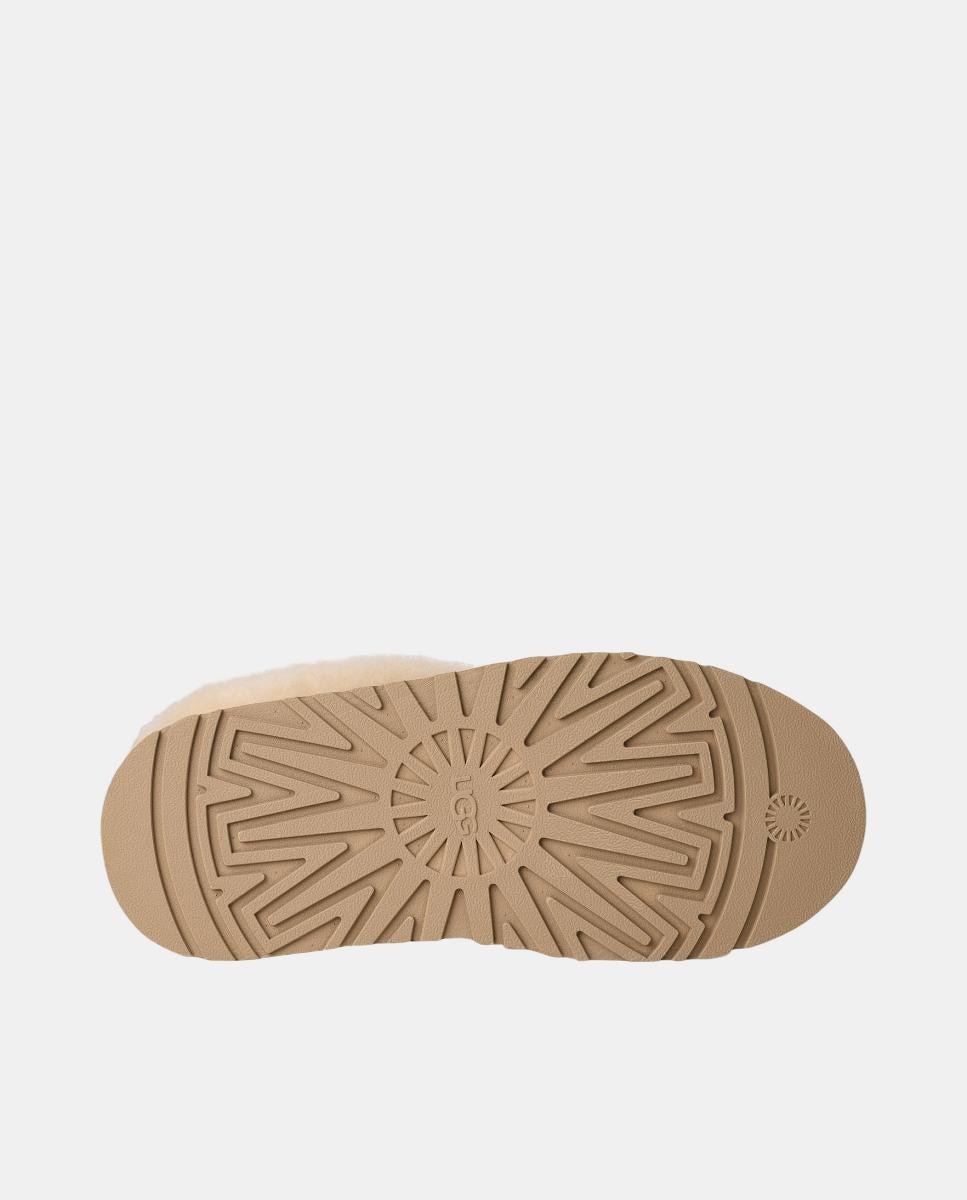 Botins Rasos Tazzelle em Pele e com Pelo Exterior Natural-7