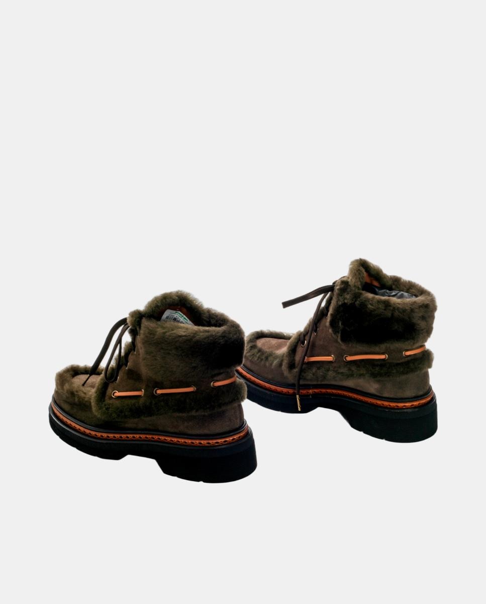 Botin mujer Yanny en piel y mouton - Pons Quintana - Gris Topo Gris Topo-3