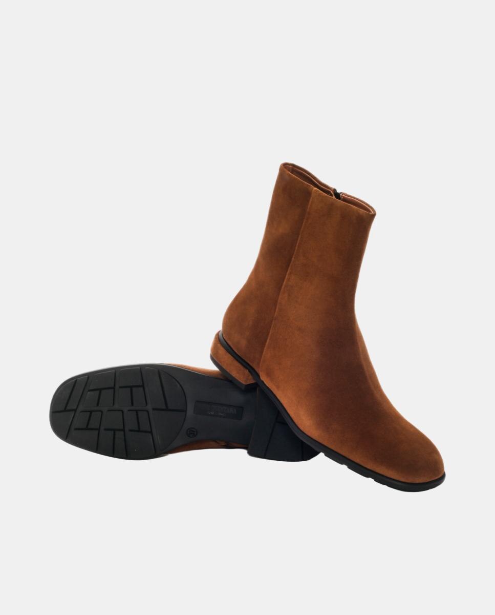 Botin mujer Molly en piel - Pons Quintana - Marrón claro Marrón claro-5
