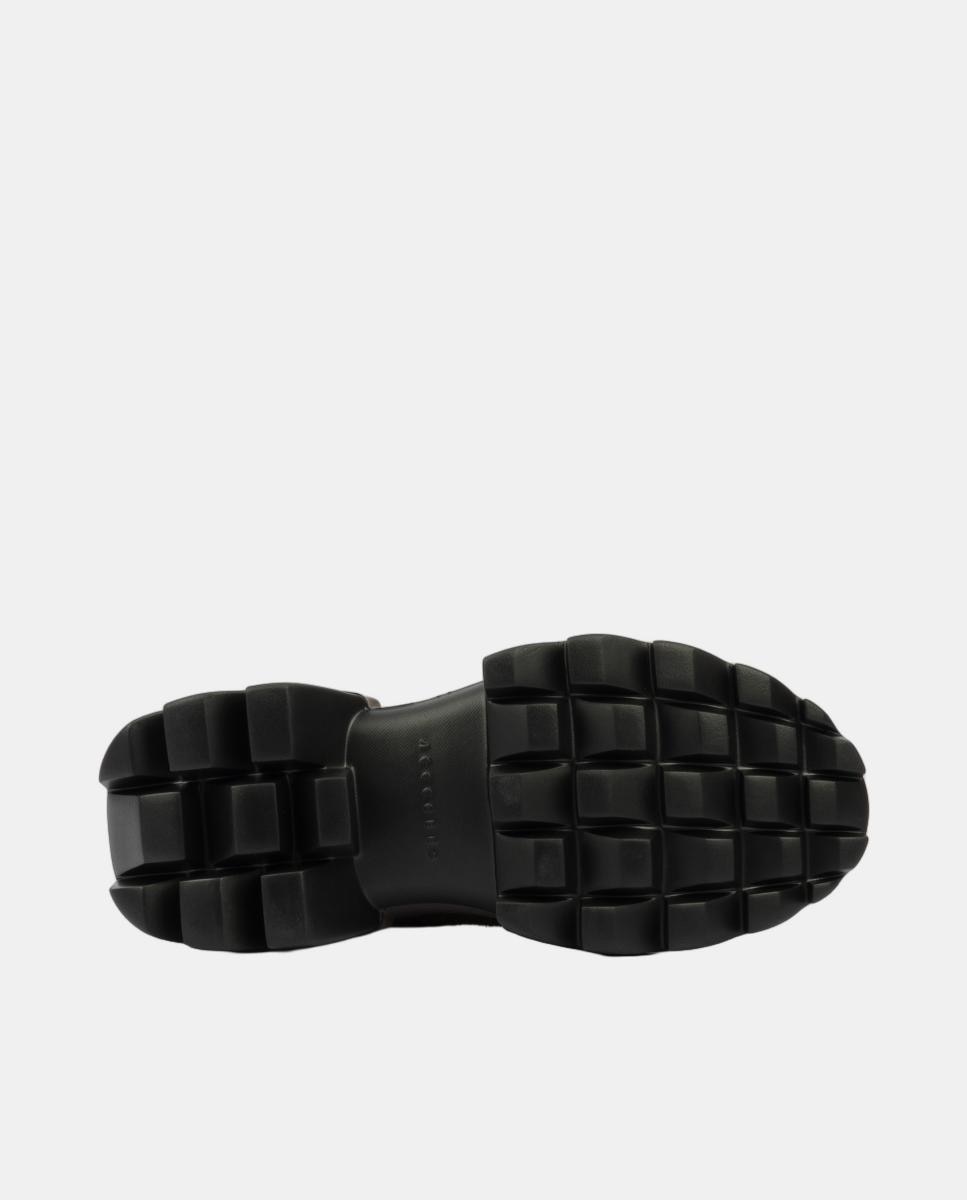 Botins Chelsea de Camurça com Sola de Borracha Castanho-escuro-3