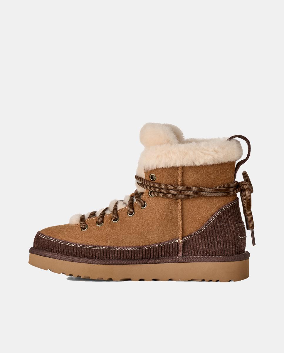 Botins Rasos Clássicos com Atacadores Mini Heritage Lace Up Couro-3