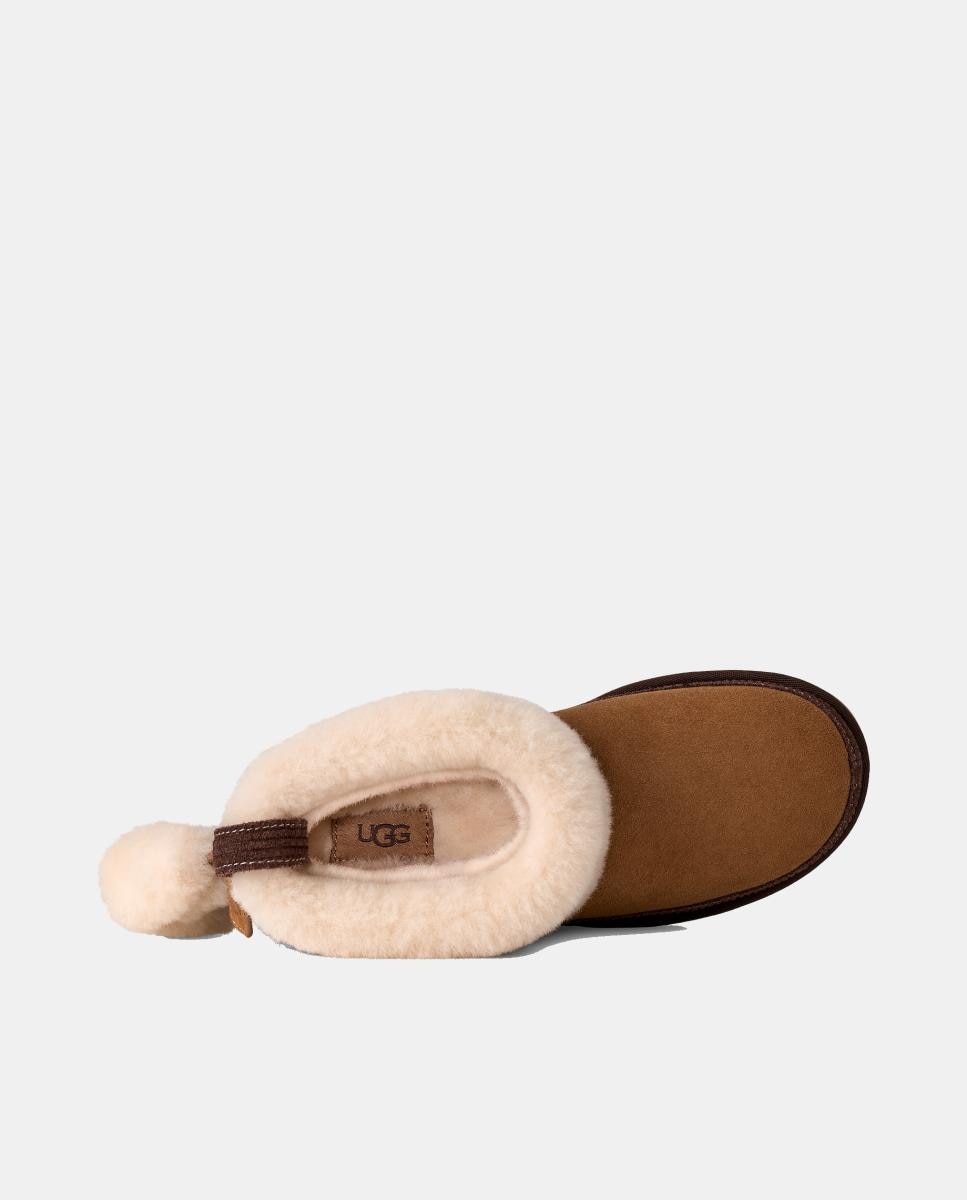 Botins Rasos Clássicos Forrados em Pelo Mini Heritage Couro-3