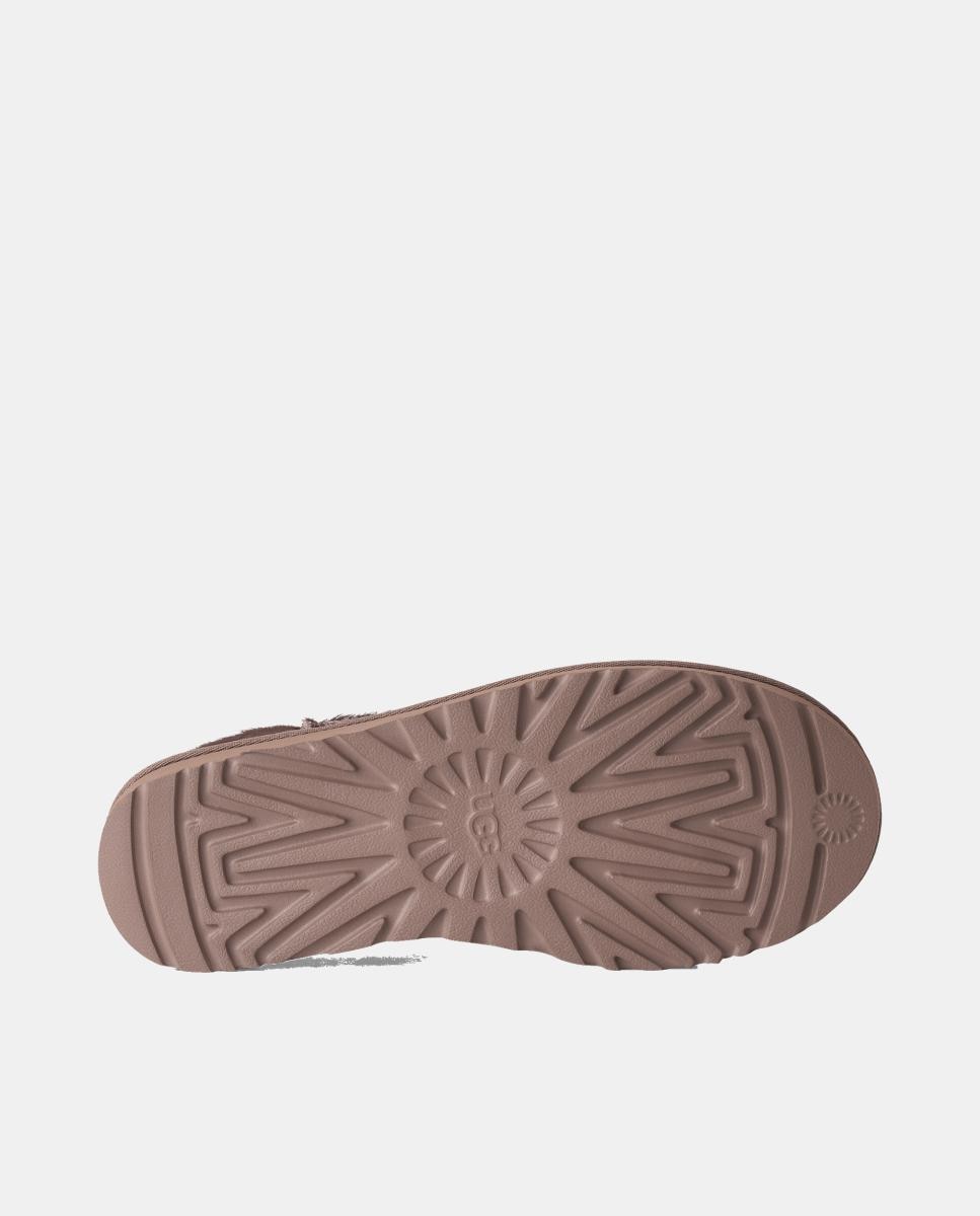 Botins Rasos Clássicos Forrados em Pelo Micro Calf Hair Pedra Natural-5