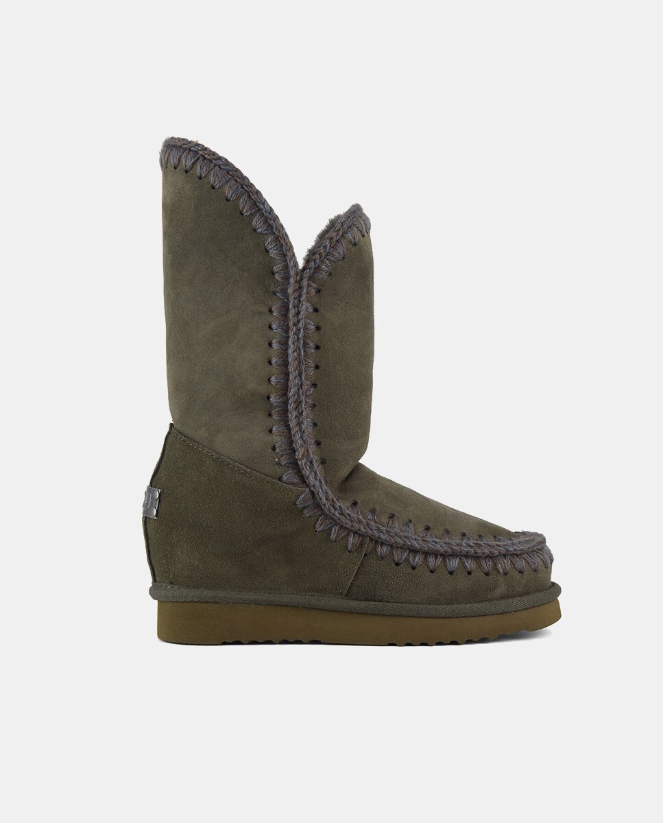 Bota mujer piel tacon cuña interna · Mou · El Corte Inglés