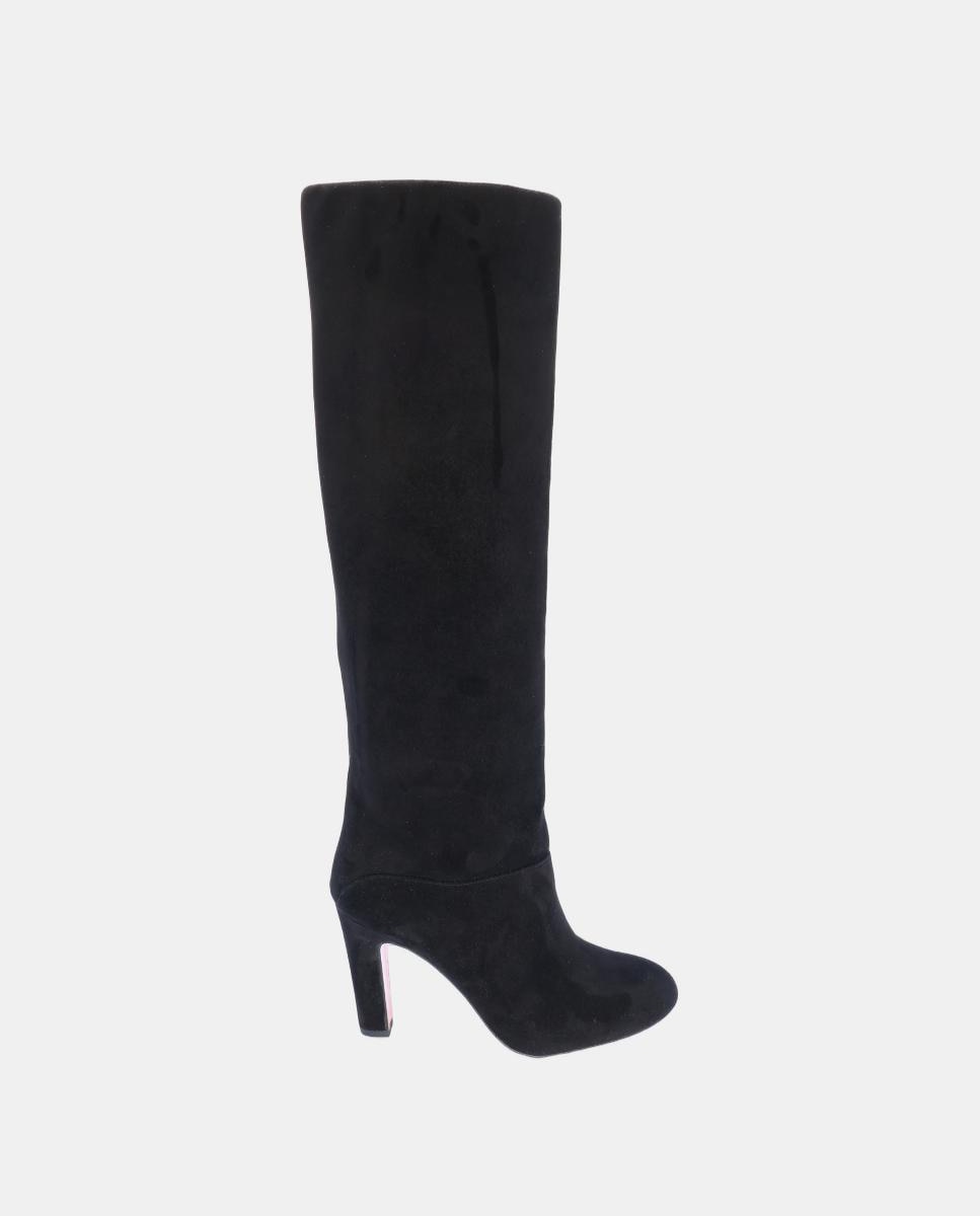 Imagem 0 de Botas Altas de Camurça - Preto