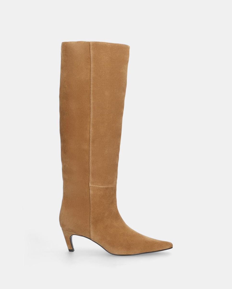 Imagem 0 de Botas em Croute com Salto Forrado