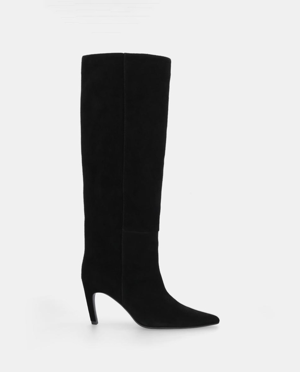 Imagem 0 de Botas em Croute com Salto Forrado