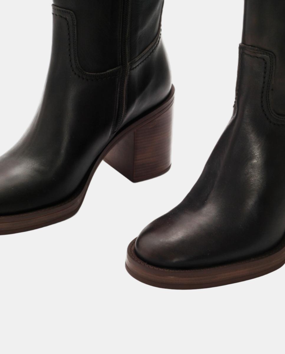 Bota mujer Mabel en piel - Pons Quintana - Marrón oscuro Marrón oscuro-4