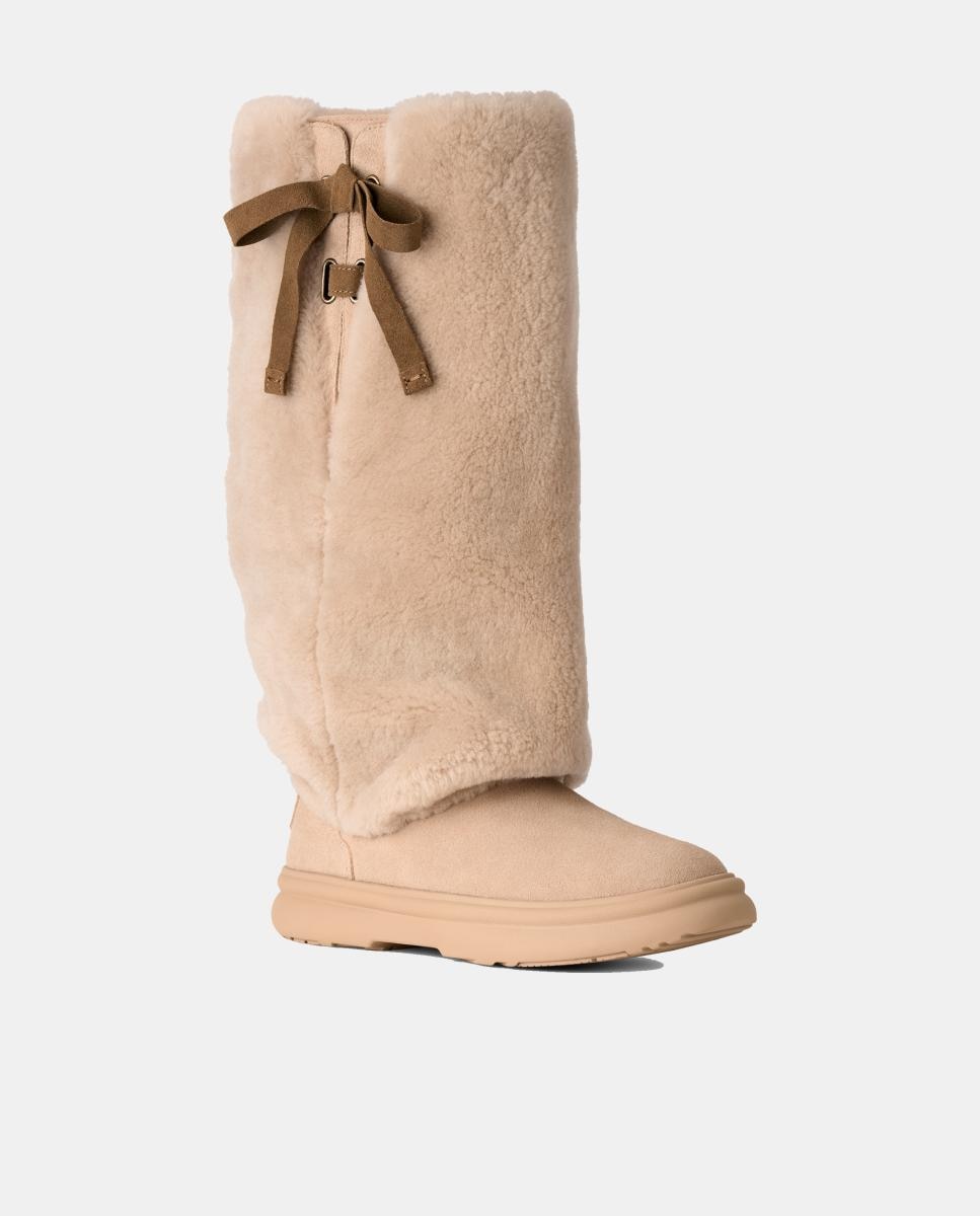Botas Rasas Après City Tall Bege-3