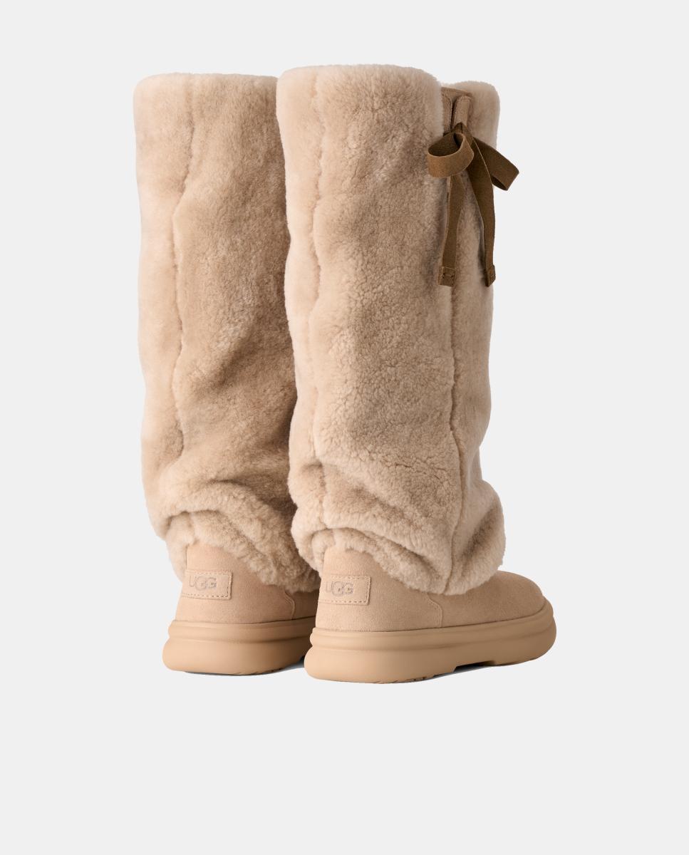 Botas Rasas Après City Tall Bege-5