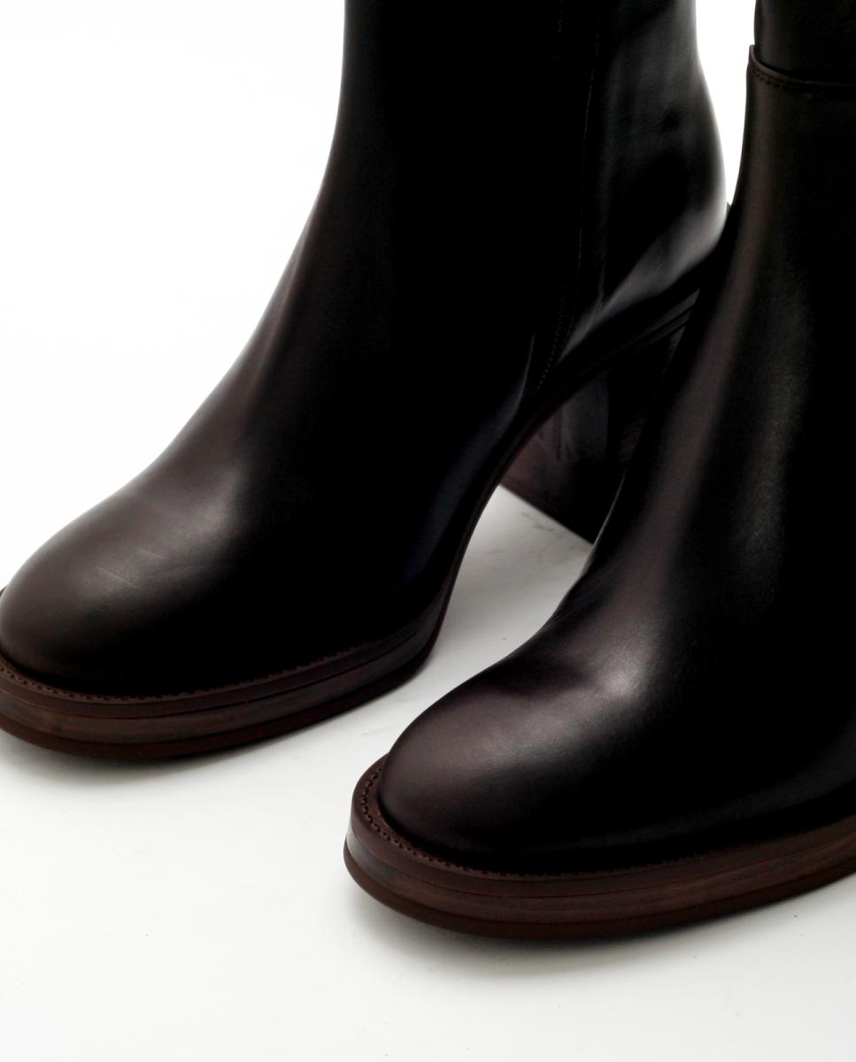 Botin mujer Mabel en piel - Pons Quintana - Marrón oscuro Marrón oscuro-4