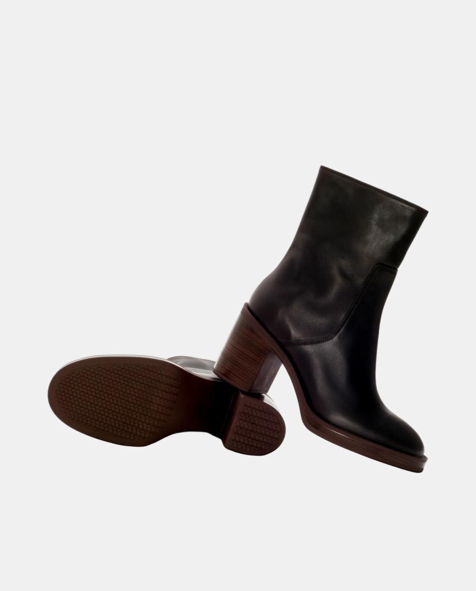 Botin mujer Mabel en piel - Pons Quintana - Marrón oscuro Marrón oscuro-5