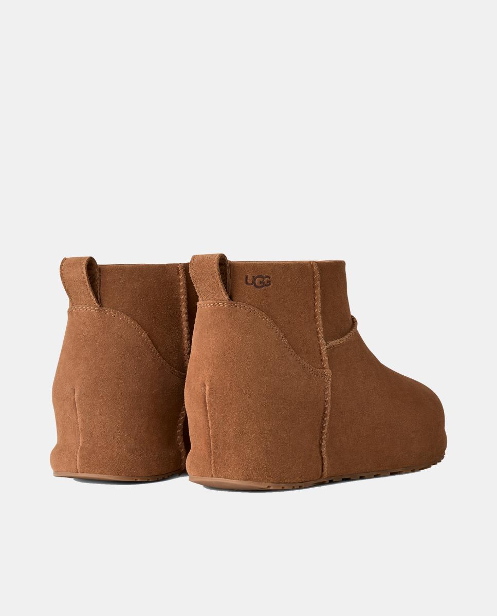 Botins de Salto Clássicos Forrados em Pelo Mini Enwrap Couro-3