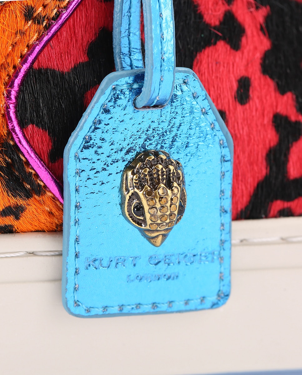 Sapatilhas Southbank Tag em Pele Estampada com Animal Print Multicolor-5
