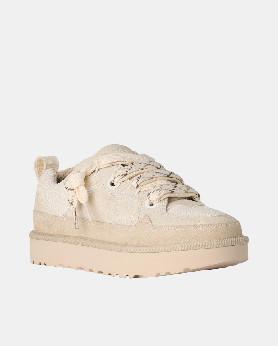 Sapatilhas de Atacadores Lo Lowmel em Pele e com Sola EVA Natural-2