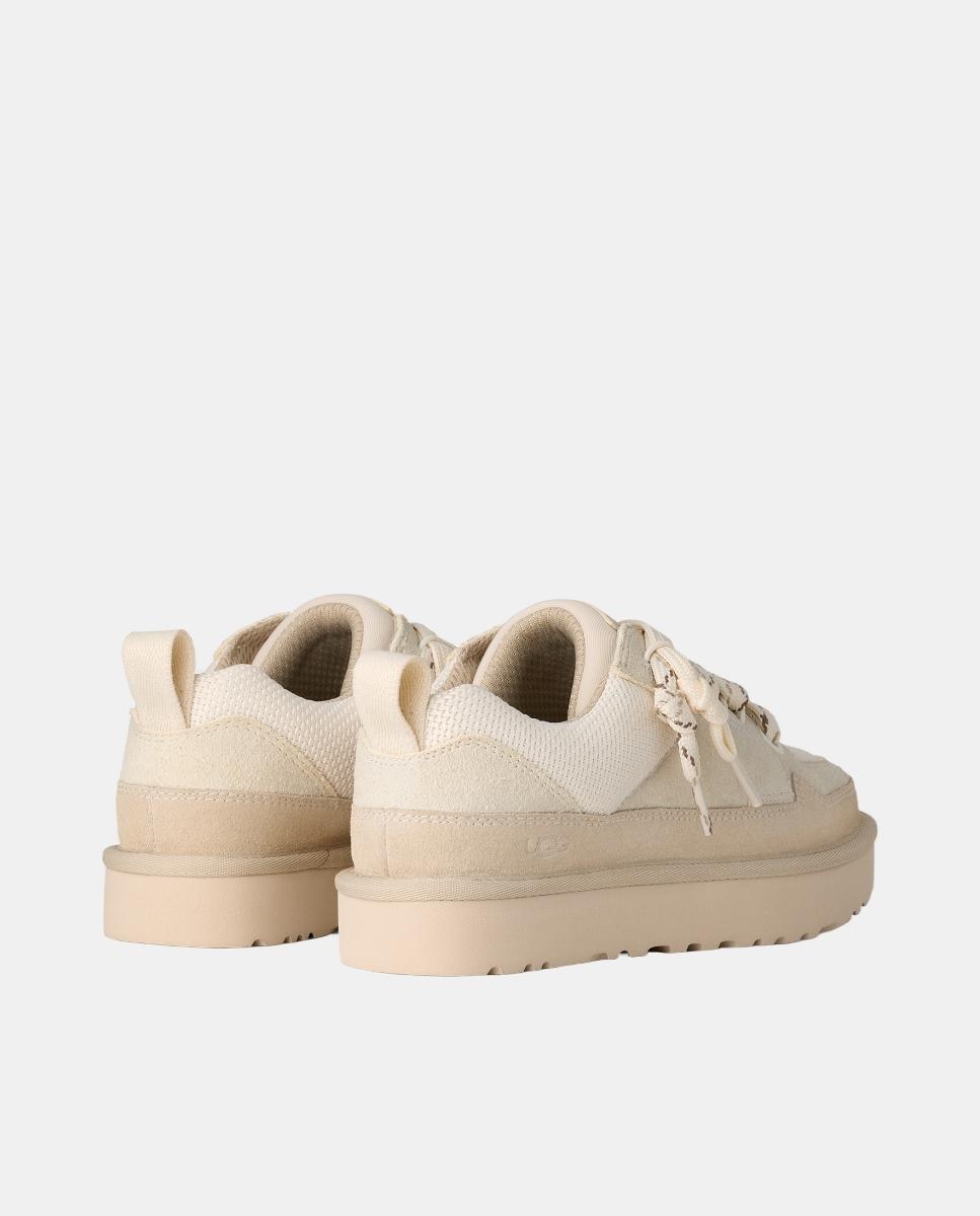 Sapatilhas de Atacadores Lo Lowmel em Pele e com Sola EVA Natural-4