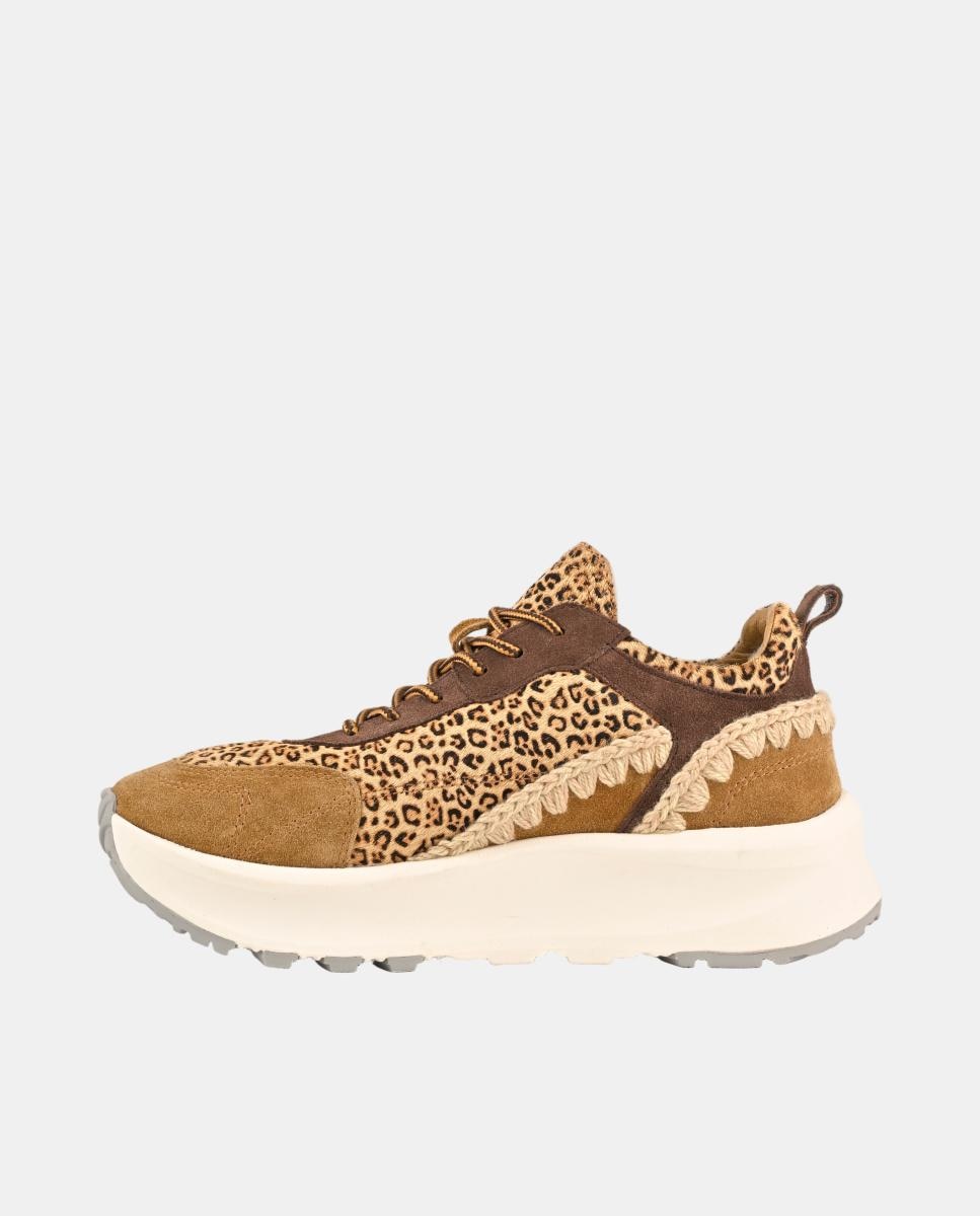 Sapatilhas Speed Eskimo com Fecho de Atacadores. Fabricadas em Camurça, Máximo Conforto Multicolor-5